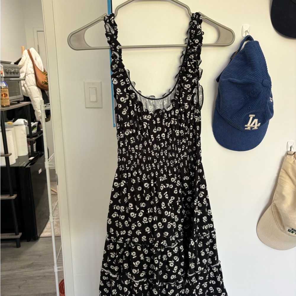 Urban Outfitters Black and White Floral Dress